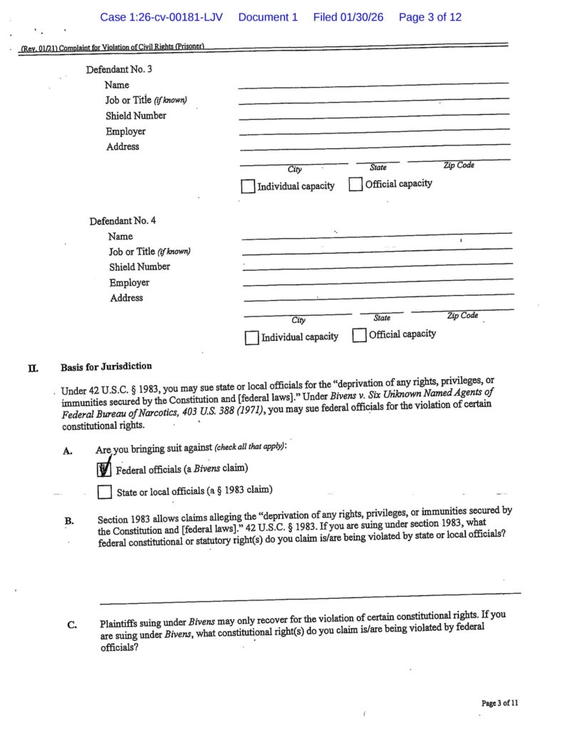 luke wenke's lawsuit complaint against stalking victim katie 2026
