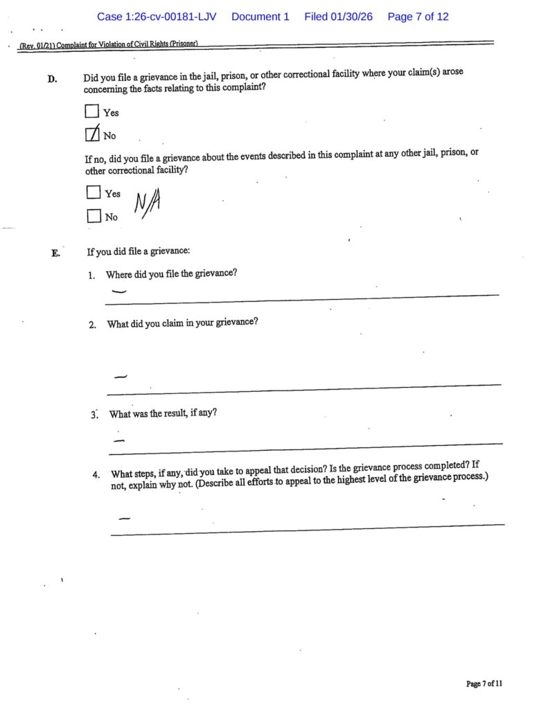 luke wenke's lawsuit complaint against stalking victim katie 2026