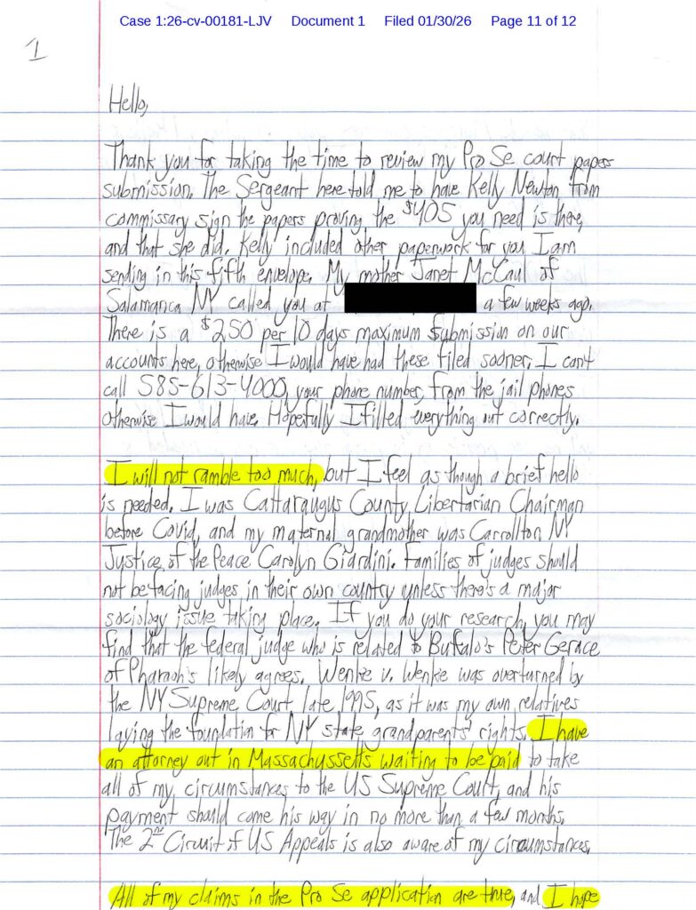 luke wenke's lawsuit complaint against stalking victim katie 2026