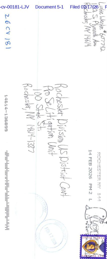 a letter from luke wenke to the court demanding faster action on his lawsuit against katie 2026