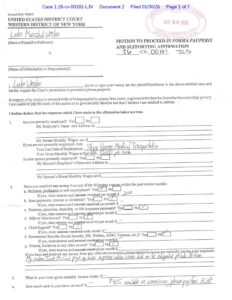 luke wenke poor person affidavit for a civil lawsuit against stalking victim katie 2026