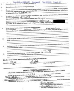 luke wenke poor person affidavit for a civil lawsuit against stalking victim katie 2026