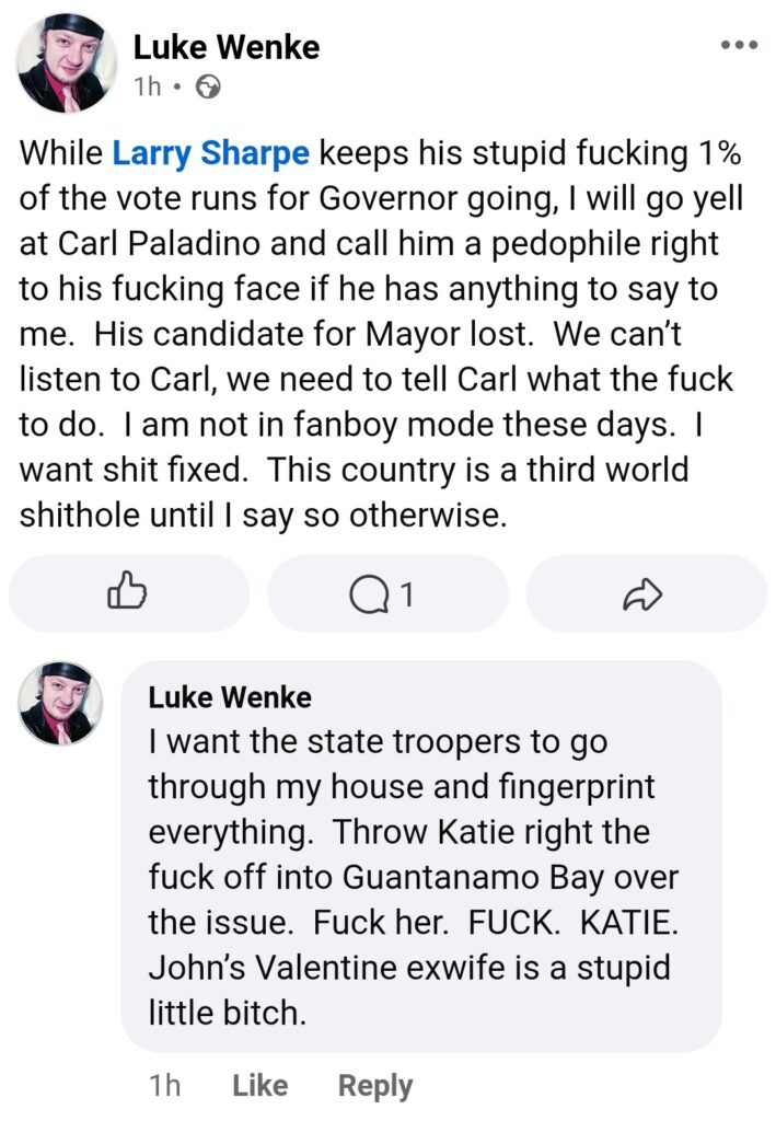 luke wenke demands that stalking victim katie is thrown into jail november 2025