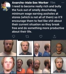 luke wenke mocks poor people in a social media post 2020