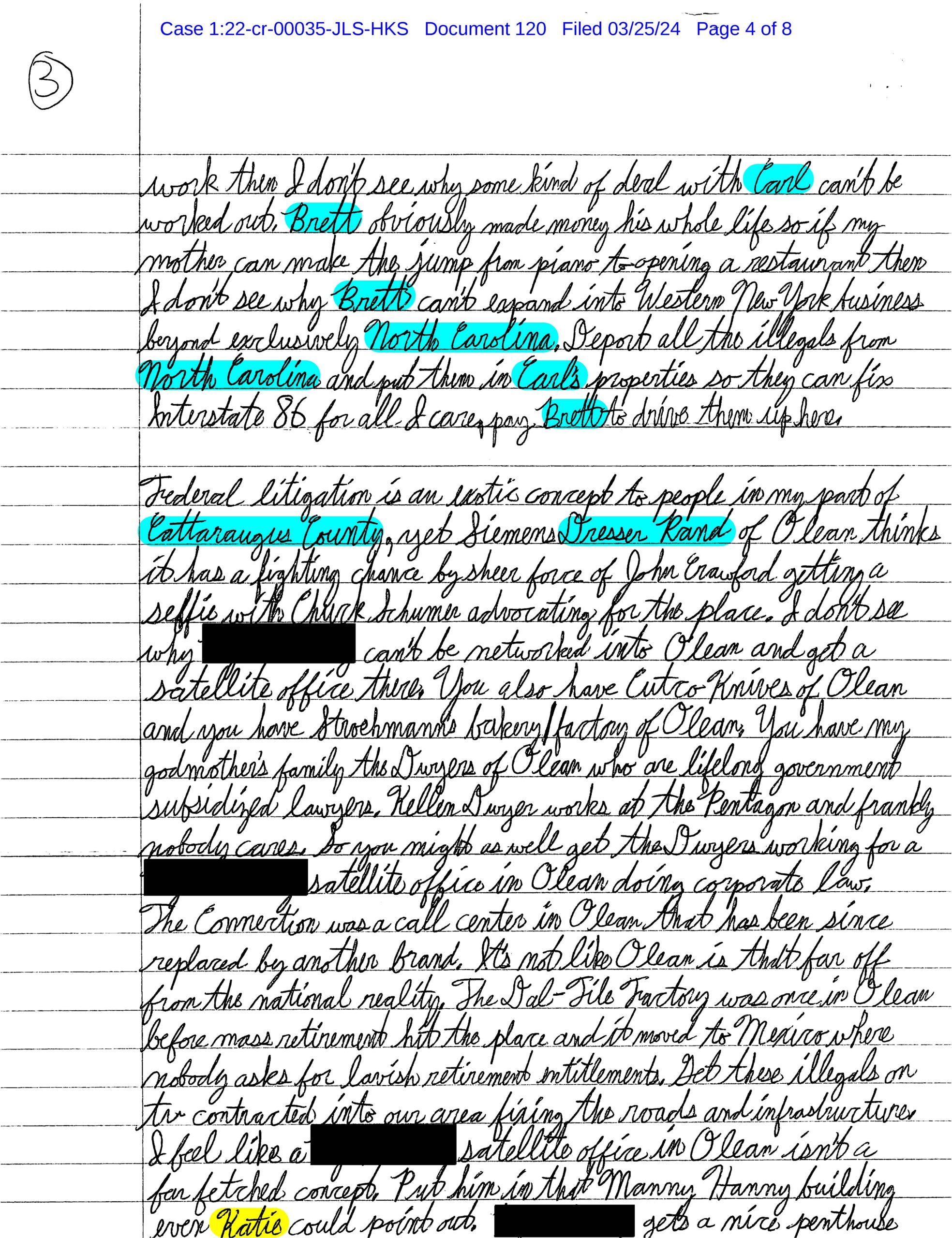 letter from luke wenke to the honorable john l. sinatra jr. march 2024